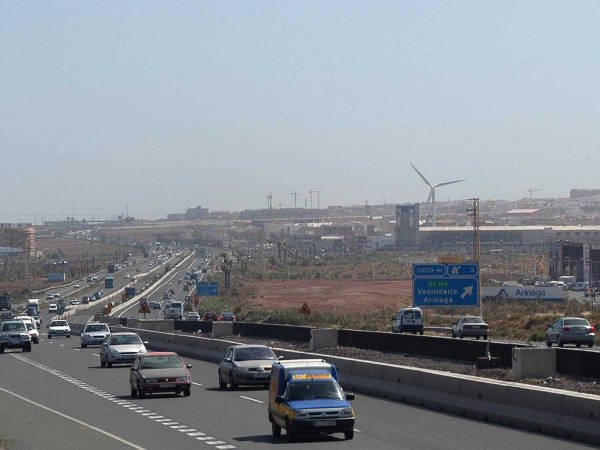 cortes trafico Autopista GC-12015