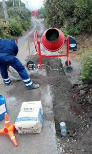 el rosario Reemplazo tuberías de agua 2015