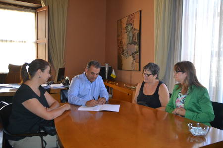 la laguna Firma de convenio AFES2015