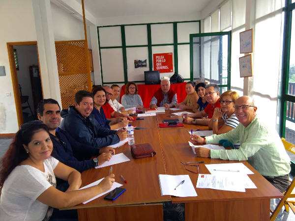 Ejecutiva Ins PSOE Gomera 2015