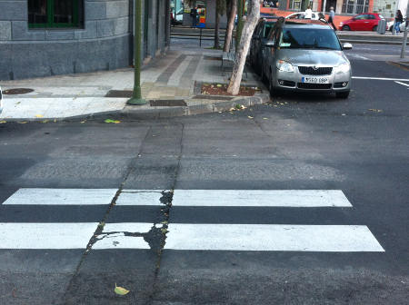 Paso de Peatones en el distrito Salud-La Salle 2015