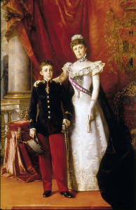 gcanaria Alfonso XIII y María Cristina Regente 2015