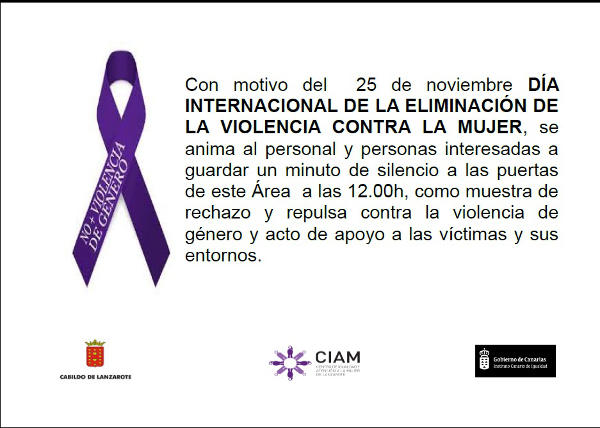 lanzarote MINUTO SILENCIO-CIAM 2015