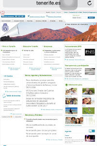 tenerifePortal web accesible 2015
