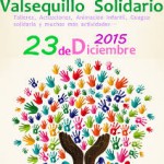 VALSEQUILLO  CARTEL MARATÓN SOLIDARIO 2015