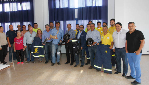 lanzarote equipacion bomberos la graciosa 2015