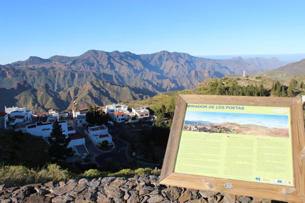 artenara Vistas desde el Mirador de Los Poetas 2016
