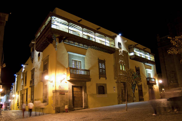 gcanaria La Casa de Colón de noche 2016