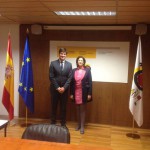santiagoteide Emilio Navarro junto a la Secretaria de Estado de Turismo 2016