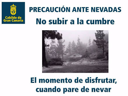 gcanaria nevadas en cumbre 2016
