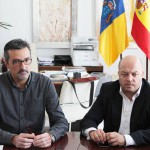 Alcalde de Haría junto al Director del ICCA 2016