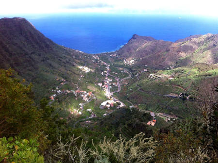 Hermigua desde San Juan carrera de montaña 2016