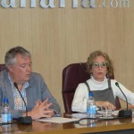 gcanaria Carlos Ruiz, consejero de Cultura, y Maria Nebot, de Igualdad 2016