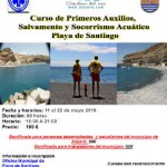 alajero Cartel Socorrismo Playa de Santiago 2016