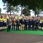la orotava PERSONAL DE CESPA CON EL ALCALDE 2016