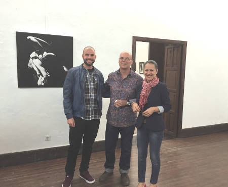 yaiza Los artistas con la concejala de Educación 2016