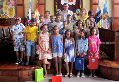 los realejos Recepción niños saharauis Vacaciones en paz 2016