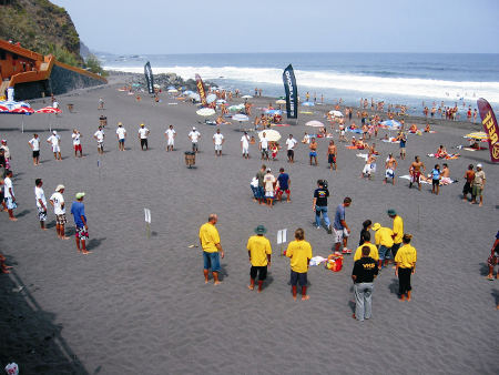 los realejos Actividades en la playa de El Socorro 2016