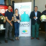 losrealejos  chips inteligentes cascos Bomberos Voluntarios 2016