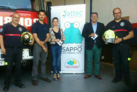 losrealejos chips inteligentes cascos Bomberos Voluntarios 2016