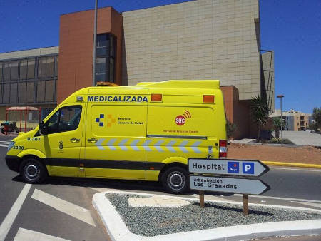 Ambulancia medicalizada Fuerteventura 2016