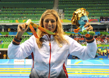 Michellle Alonso 100m braza femenino categoria SB14