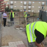 losrealejos Obras acerado calle San Isidro 2016