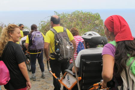 losrealejos Turismo accesible senderismo adaptado 2016