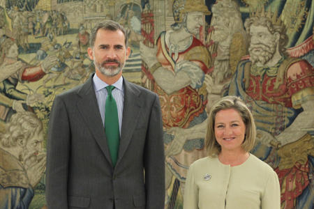 ana oramas y felipe VI 2016