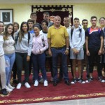 antigua Alcalde y concejal junto  a los estudiantes 2016