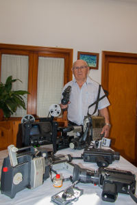 gcanaria Tomasito con su colección de tomavistas 2016.
