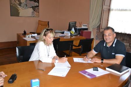 la laguna Firma con Cruz Roja transporte adaptado 2016