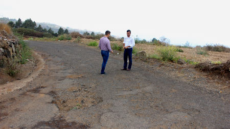 los realejos Mejora carretera de la Fajana 2016