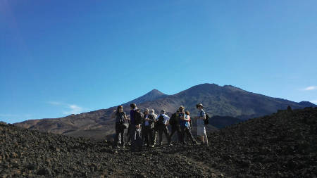 tenerife Periodistas en el Teide 2016