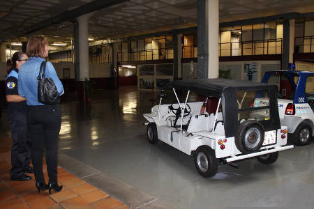 C´s, Evelyn Alonso, en instalaciones Policía Local 2016