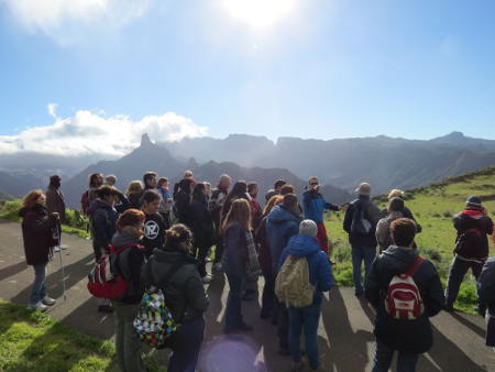 gcanaria Una de las visitas a la Mesa de Artenara2016