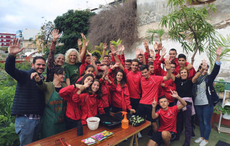 sctenerife jardin comestible Escuelas Pias 2016