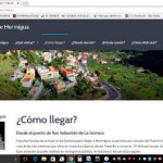 Hermigua Captura de pantalla de la web municipal 2017