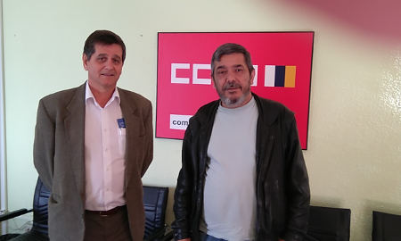 gobcan visita Comisionado a CCOO 2017