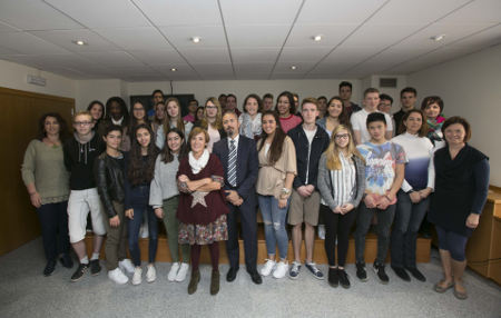 gobcan visita estudiantes belgas 2017
