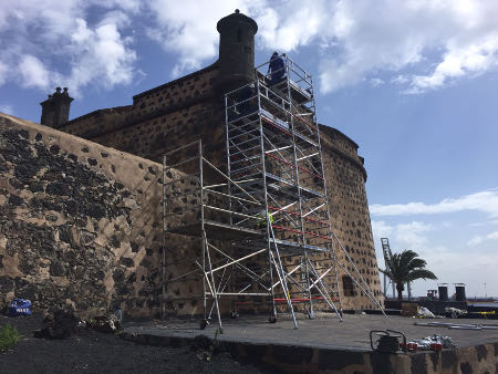 lanzarote rehabilitacion castillo de san jose 2017