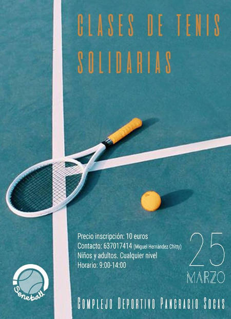 santiago teide clases de tenis solidarias 2017