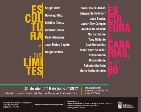 gobcan exposicion escultura 2017