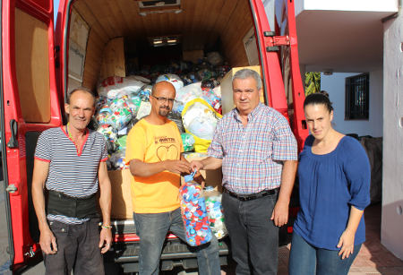 s miguel abona tapones solidarios c2017