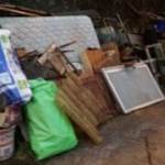 Enseres abandonados en Icod de los Vinos