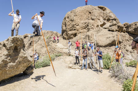 Gran Canaria La tradición del salto del pastor 2017