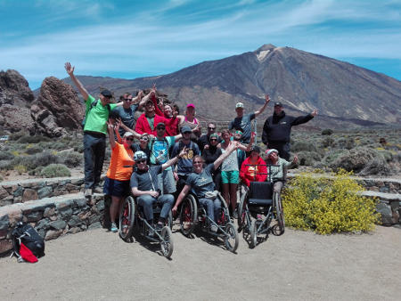 tenerife Turistas con discapacidad-Teide 2017
