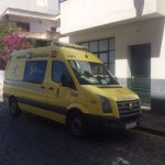 Ambulancia sanitarizada del SUC en La Palma 2017