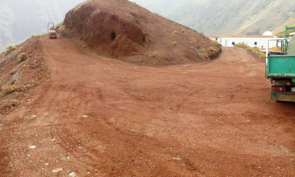 frontera arreglo montaña Joapira 2017