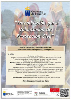 lanzarote formacion proteccion civil 2017